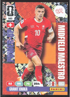 Granit Xhaka, Kartička, 2026 Panini Adrenalyn XL FIFA World Cup, INSERT