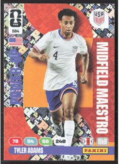 Tyler Adams, Kartička, 2026 Panini Adrenalyn XL FIFA World Cup, INSERT