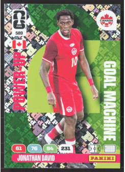 Jonathan David, Kartička, 2026 Panini Adrenalyn XL FIFA World Cup, INSERT