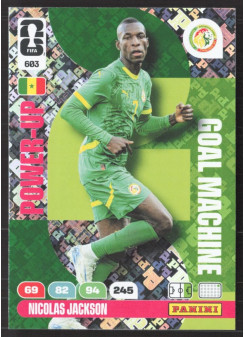Nicolas Jackson, Kartička, 2026 Panini Adrenalyn XL FIFA World Cup, INSERT