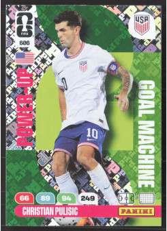 Christian Pulisic, Kartička, 2026 Panini Adrenalyn XL FIFA World Cup, INSERT