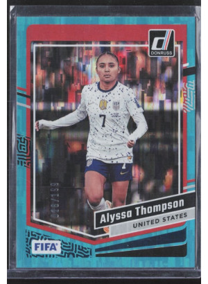 Alyssa Thompson, Card, 2023-24 Panini Donruss Soccer, LIMIT
