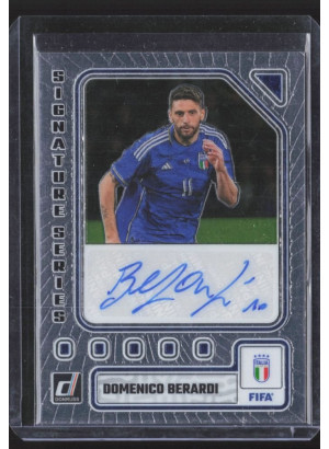Domenico Berardi, Card, 2023-24 Panini Donruss Soccer, AUTOGRAPH