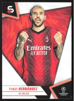 Theo Hernández, Kartička, 2023-24 Topps Superstars UEFA Club Competitions, BASE
