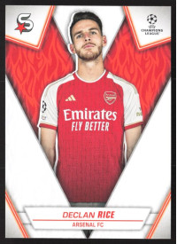 Declan Rice, Kartička, 2023-24 Topps Superstars UEFA Club Competitions, BASE