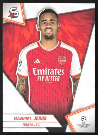 Gabriel Jesus, Kartička, 2023-24 Topps Superstars UEFA Club Competitions, BASE
