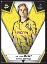 Julian Brandt, Kartička, 2023-24 Topps Superstars UEFA Club Competitions, BASE