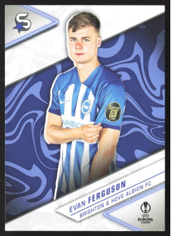 Evan Ferguson, Kartička, 2023-24 Topps Superstars UEFA Club Competitions, BASE