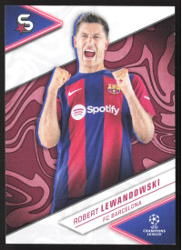 Robert Lewandowski, Kartička, 2023-24 Topps Superstars UEFA Club Competitions, BASE