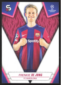 Frenkie de Jong, Kartička, 2023-24 Topps Superstars UEFA Club Competitions, BASE