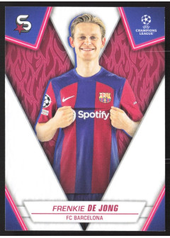 Frenkie de Jong, Kartička, 2023-24 Topps Superstars UEFA Club Competitions, BASE
