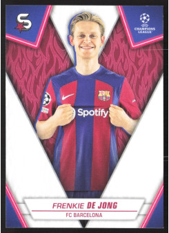 Frenkie de Jong, Kartička, 2023-24 Topps Superstars UEFA Club Competitions, BASE