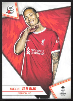 Virgil van Dijk, Kartička, 2023-24 Topps Superstars UEFA Club Competitions, BASE