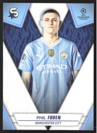 Phil Foden, Kartička, 2023-24 Topps Superstars UEFA Club Competitions, BASE