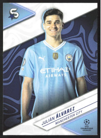 Julián Álvarez, Kartička, 2023-24 Topps Superstars UEFA Club Competitions, BASE
