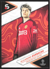 Alejandro Garnacho, Kartička, 2023-24 Topps Superstars UEFA Club Competitions, BASE