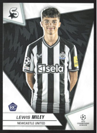 Lewis Miley, Kartička, 2023-24 Topps Superstars UEFA Club Competitions, BASE