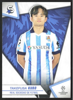 Takefusa Kubo, Kartička, 2023-24 Topps Superstars UEFA Club Competitions, BASE