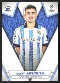 Ander Barrenetxea, Kartička, 2023-24 Topps Superstars UEFA Club Competitions, BASE