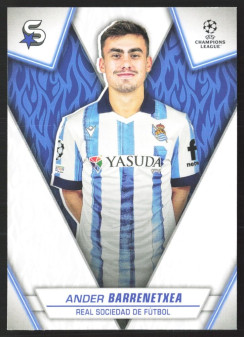 Ander Barrenetxea, Kartička, 2023-24 Topps Superstars UEFA Club Competitions, BASE
