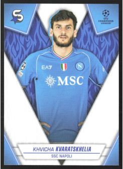 Khvicha Kvaratskhelia, Kartička, 2023-24 Topps Superstars UEFA Club Competitions, BASE