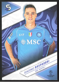 Giacomo Raspadori, Kartička, 2023-24 Topps Superstars UEFA Club Competitions, BASE