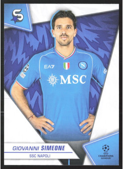 Giovanni Simeone, Kartička, 2023-24 Topps Superstars UEFA Club Competitions, BASE