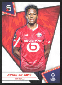 Jonathan David, Kartička, 2023-24 Topps Superstars UEFA Club Competitions, BASE