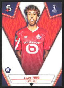 Leny Yoro, Kartička, 2023-24 Topps Superstars UEFA Club Competitions, BASE