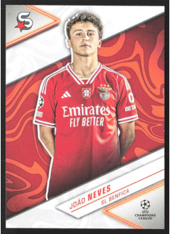 João Neves, Kartička, 2023-24 Topps Superstars UEFA Club Competitions, BASE