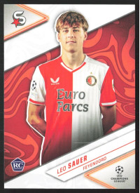 Leo Sauer, Kartička, 2023-24 Topps Superstars UEFA Club Competitions, BASE