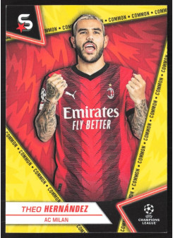 Theo Hernández, Kartička, 2023-24 Topps Superstars UEFA Club Competitions, BASE