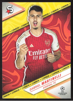Gabriel Martinelli, Kartička, 2023-24 Topps Superstars UEFA Club Competitions, BASE
