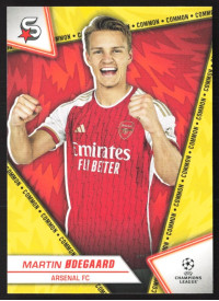 Martin Ødegaard, Kartička, 2023-24 Topps Superstars UEFA Club Competitions, BASE