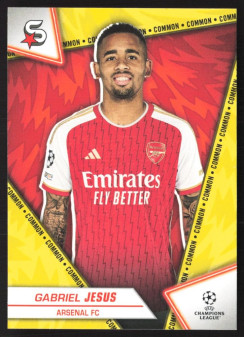 Gabriel Jesus, Kartička, 2023-24 Topps Superstars UEFA Club Competitions, BASE