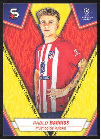 Pablo Barrios, Kartička, 2023-24 Topps Superstars UEFA Club Competitions, BASE