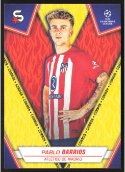 Pablo Barrios, Kartička, 2023-24 Topps Superstars UEFA Club Competitions, BASE