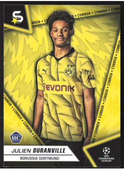 Julien Duranville, Kartička, 2023-24 Topps Superstars UEFA Club Competitions, BASE