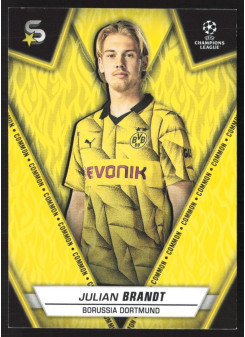 Julian Brandt, Kartička, 2023-24 Topps Superstars UEFA Club Competitions, BASE