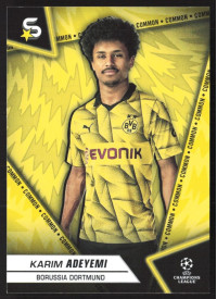 Karim Adeyemi, Kartička, 2023-24 Topps Superstars UEFA Club Competitions, BASE