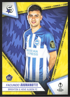 Facundo Buonanotte, Kartička, 2023-24 Topps Superstars UEFA Club Competitions, BASE