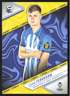 Evan Ferguson, Kartička, 2023-24 Topps Superstars UEFA Club Competitions, BASE