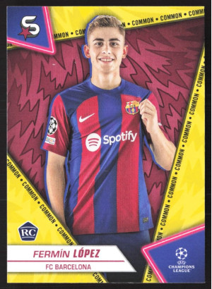 Fermín López, Card, 2023-24 Topps Superstars UEFA Club Competitions, BASE