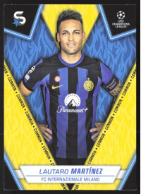 Lautaro Martínez, Kartička, 2023-24 Topps Superstars UEFA Club Competitions, BASE