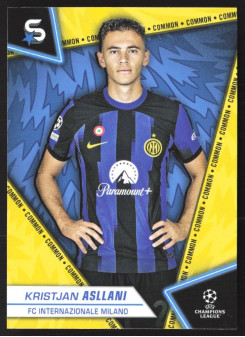 Kristjan Asllani, Kartička, 2023-24 Topps Superstars UEFA Club Competitions, BASE