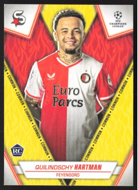 Quilindschy Hartman, Kartička, 2023-24 Topps Superstars UEFA Club Competitions, BASE