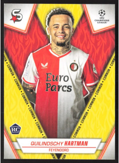 Quilindschy Hartman, Kartička, 2023-24 Topps Superstars UEFA Club Competitions, BASE