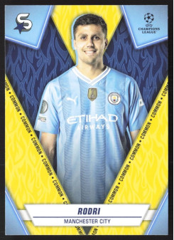 Rodri, Kartička, 2023-24 Topps Superstars UEFA Club Competitions, BASE
