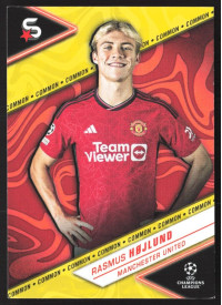 Rasmus Højlund, Kartička, 2023-24 Topps Superstars UEFA Club Competitions, BASE