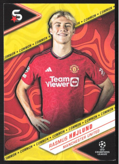Rasmus Højlund, Kartička, 2023-24 Topps Superstars UEFA Club Competitions, BASE